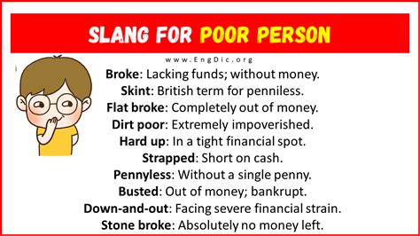 british slang for poor person.